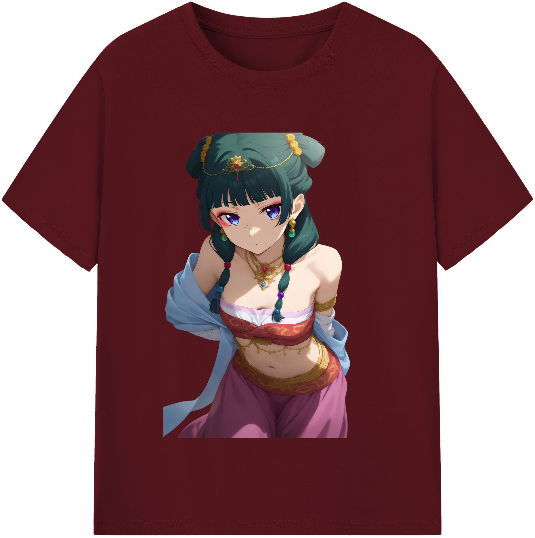 （画像用） 薬屋のひとりごと The Apothecary Diaries 綿100％半袖Tシャツ（フロントプリント）